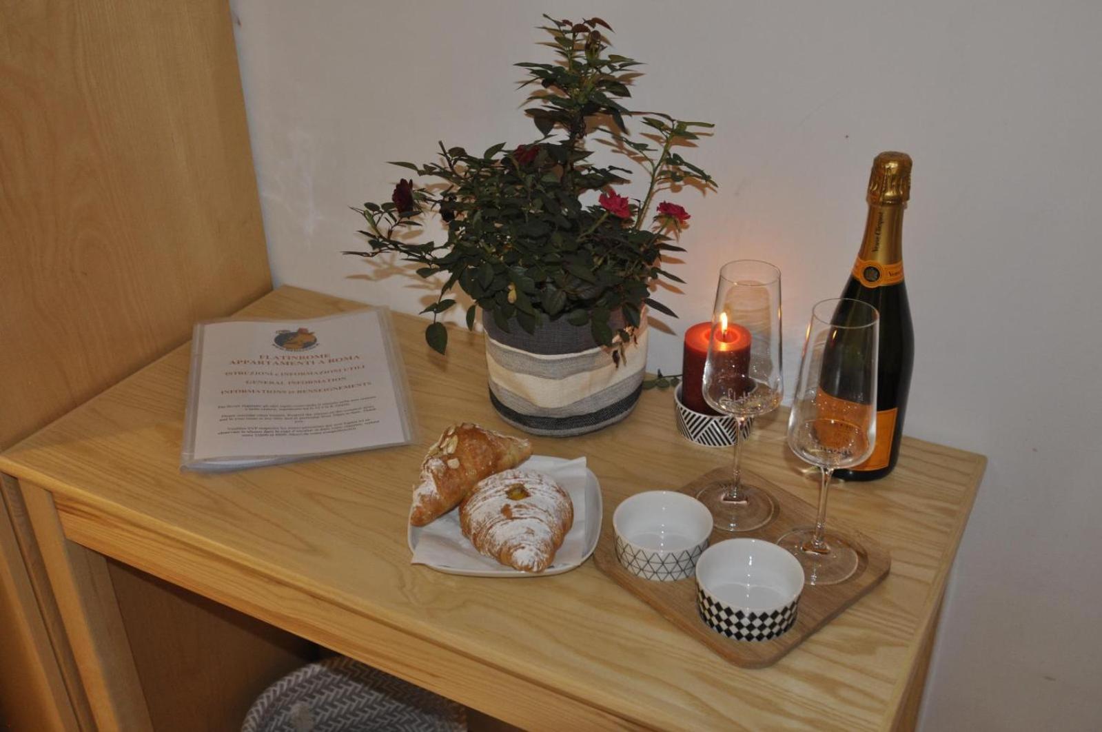Flatinrome Trastevere Deluxe Rooms - Green Patio Exterior foto