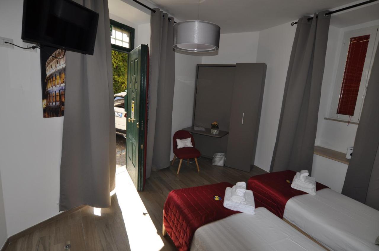 Flatinrome Trastevere Deluxe Rooms - Green Patio Exterior foto
