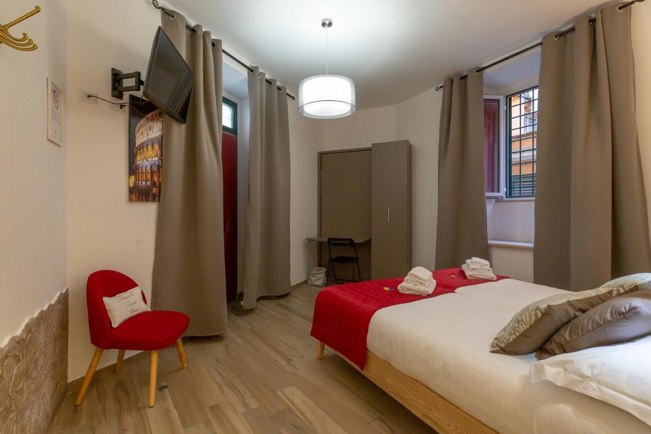 Flatinrome Trastevere Deluxe Rooms - Green Patio Exterior foto