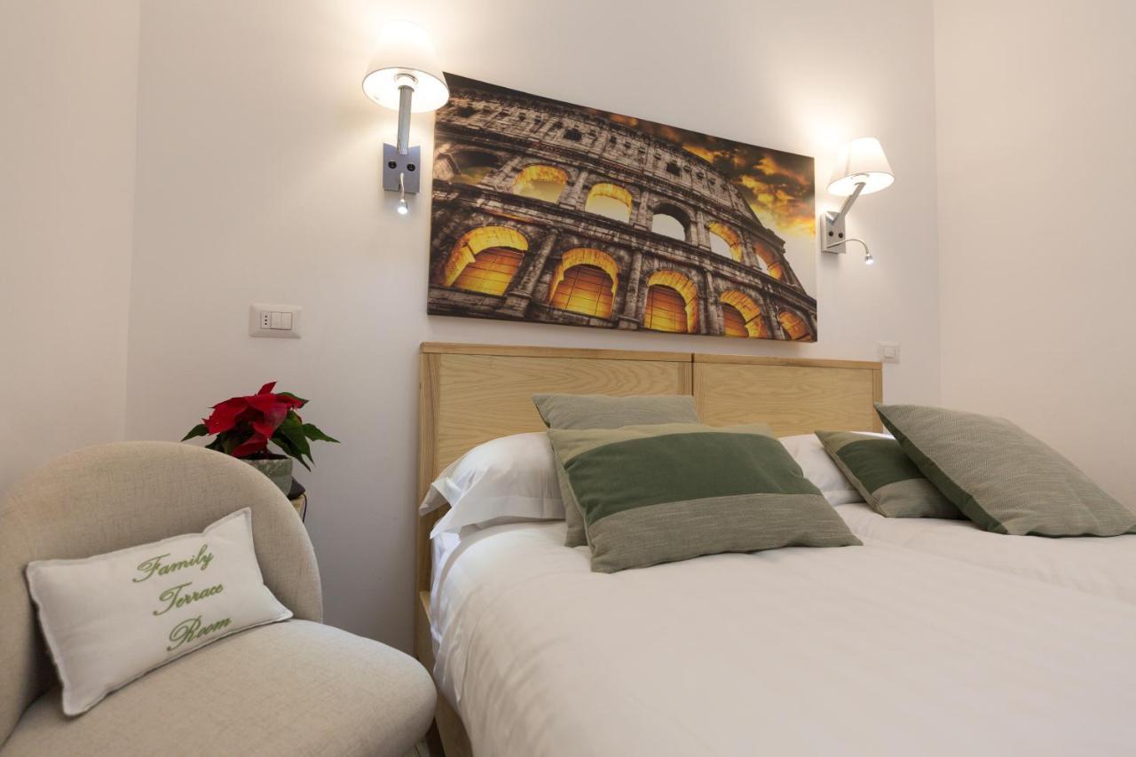 Flatinrome Trastevere Deluxe Rooms - Green Patio Exterior foto